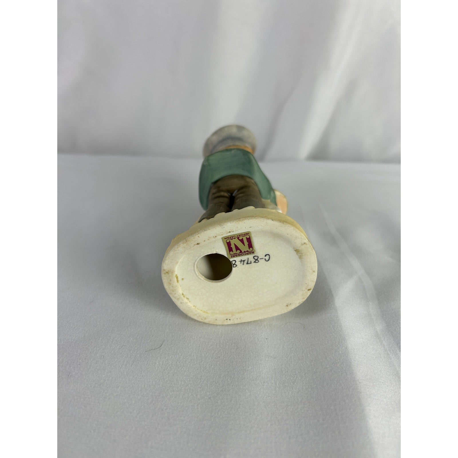 Napco Japan Boy With Cake Figurine Baker Serving Dessert Vintage