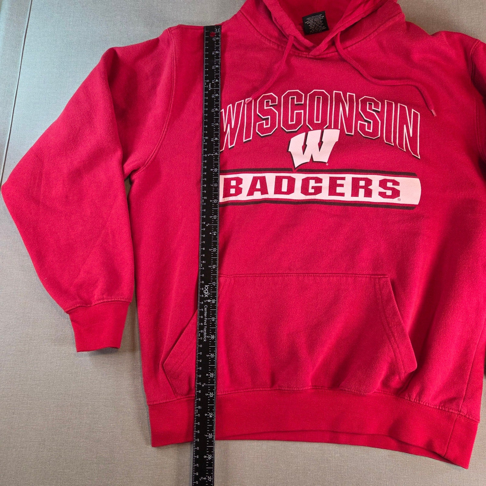 Colosseum Wisconsin Badgers Hoodie Men’s M Red NCAA Sweatshirt