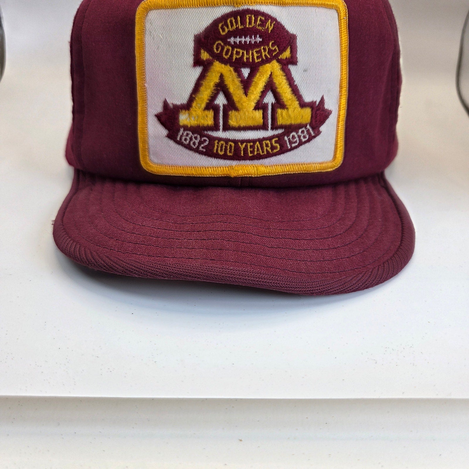 Kap King Vintage Minnesota Golden Gophers 100 Years 1981 Snapback Hat Cap L (79)