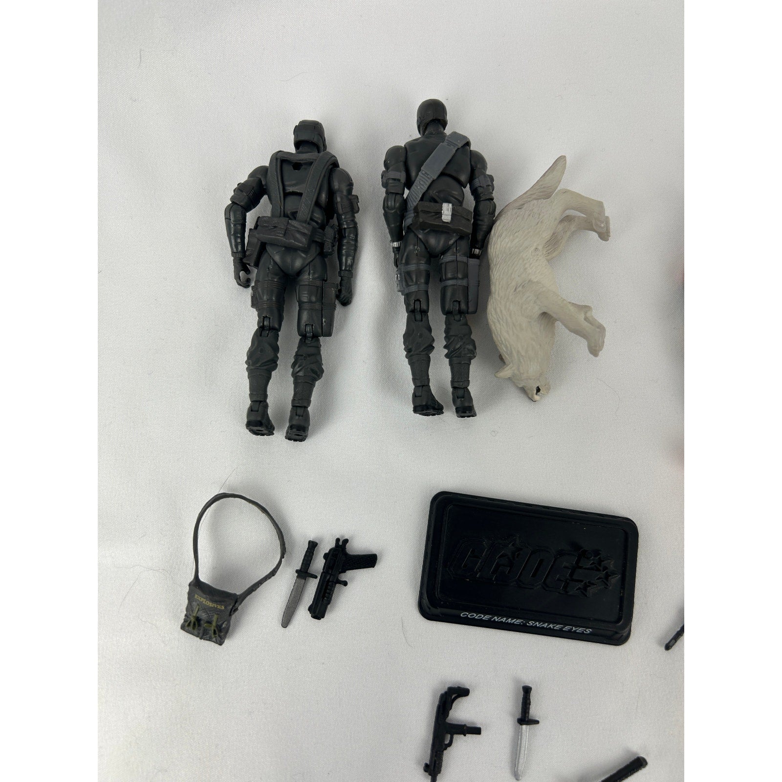 G.I. Joe 25th Anniversary Snake Eyes and Storm Shadow Figure Lot