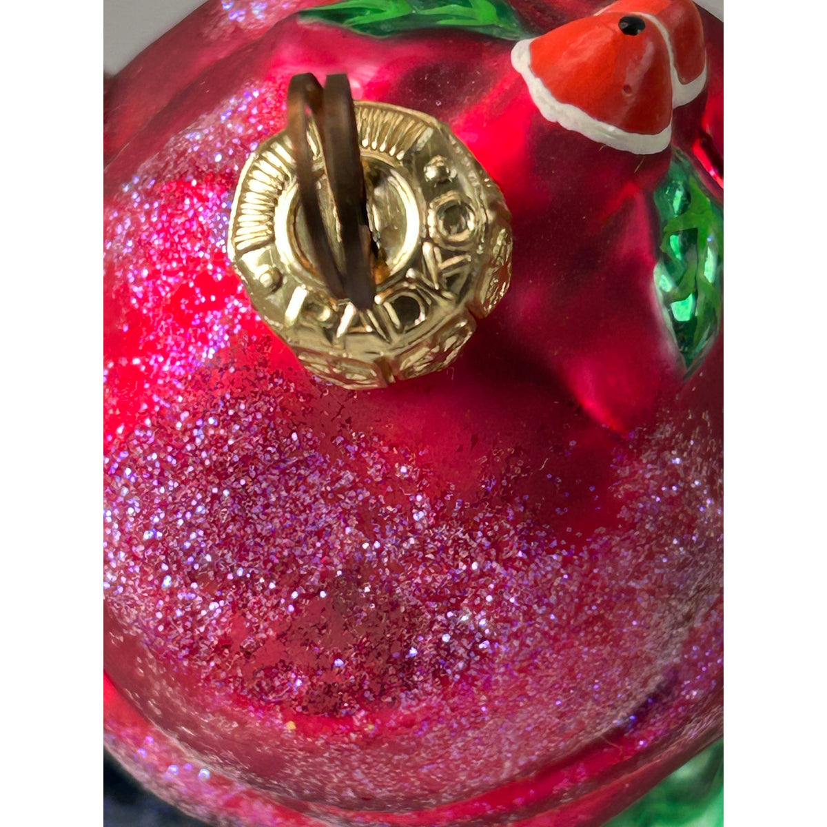 Christopher Radko Peppermint Penny Penguin 1999 99-047-0 Glass Ornament 5"
