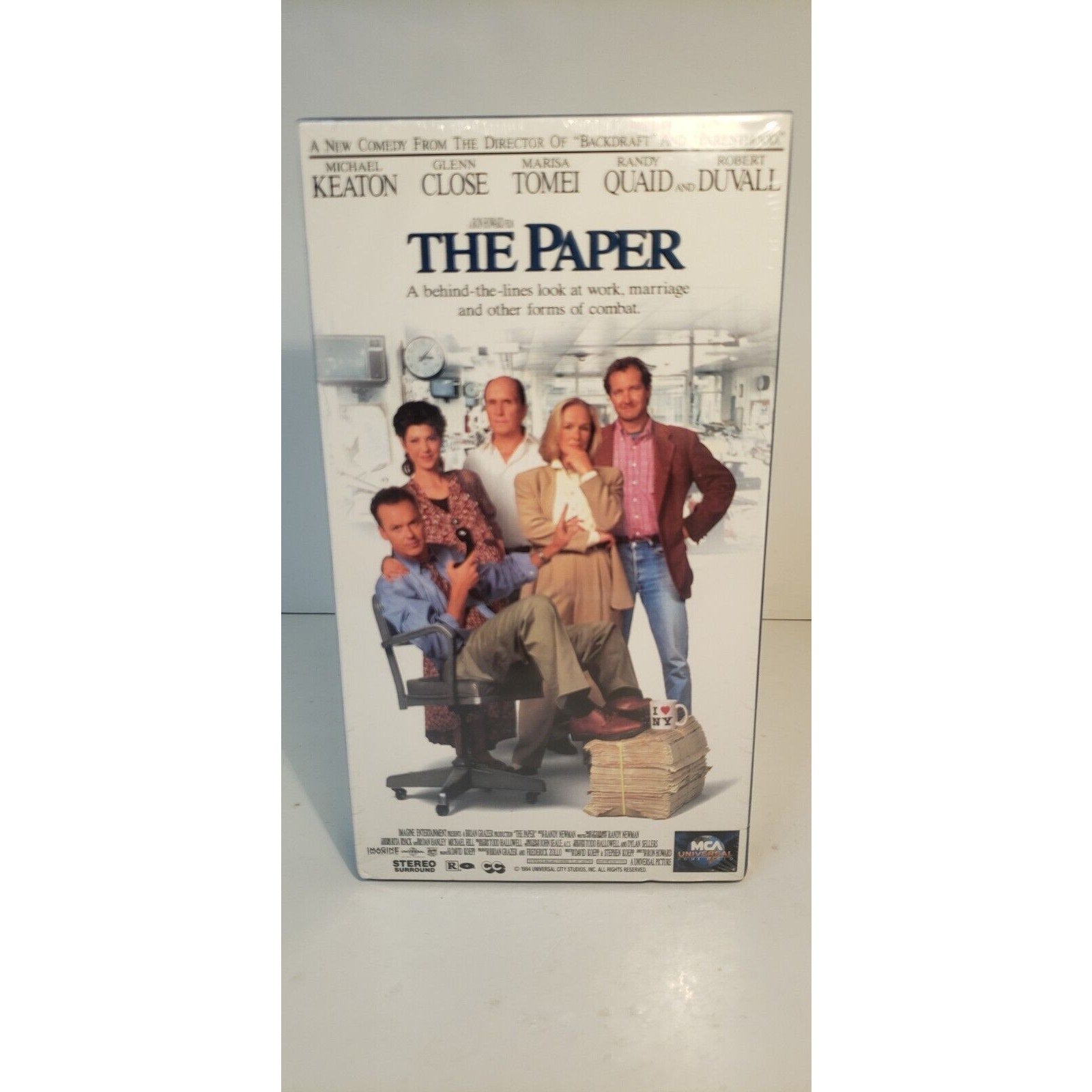 The Paper VHS 1999 New Sealed Michael Keaton Glen Close Robert Duvall