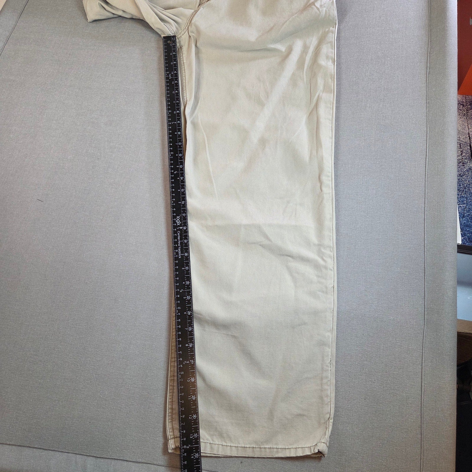 Old Navy Mechanic’s Workwear Pants 34x34 Khaki Cotton Vintage 2002
