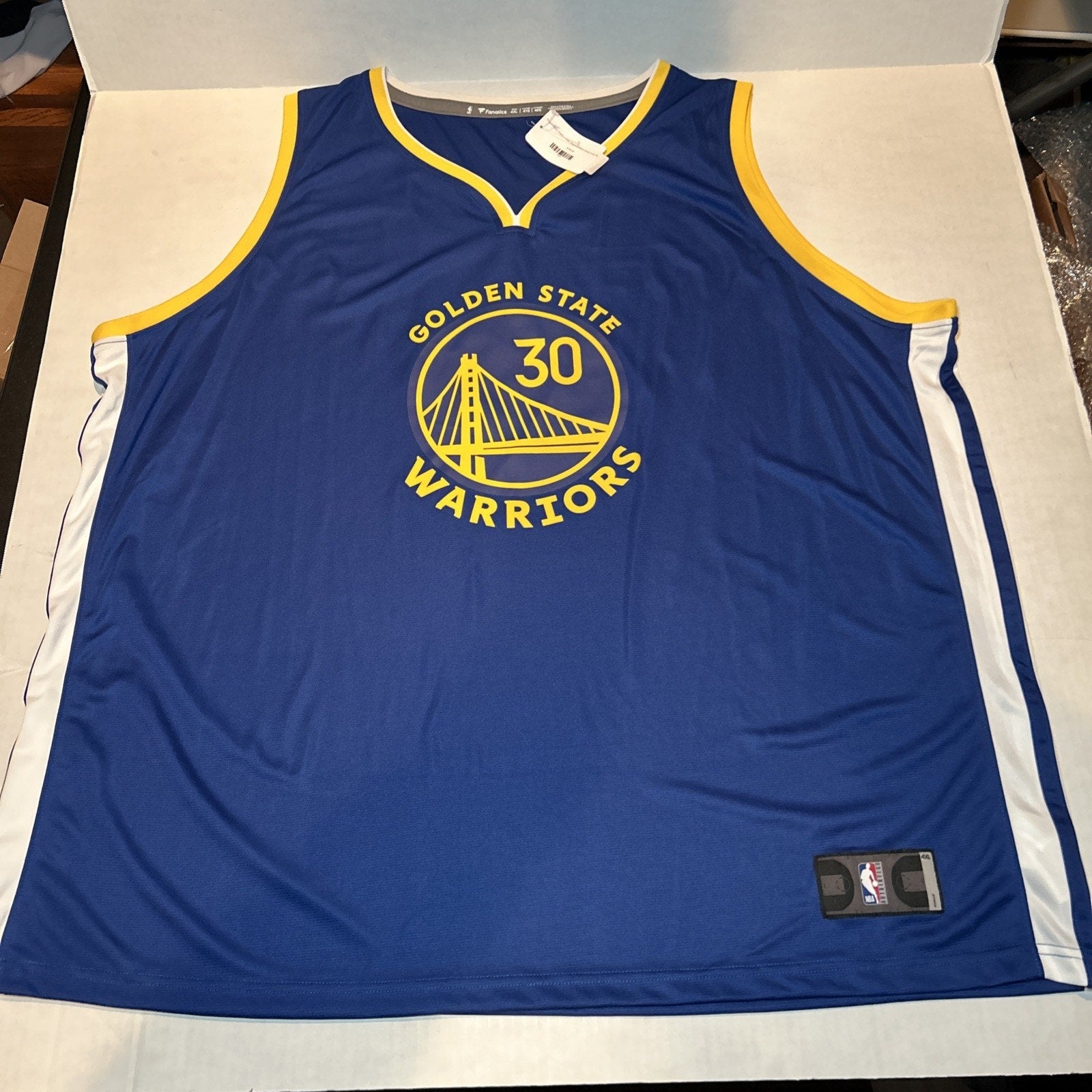 Steph Curry #30 Golden State Warriors- Fanatic Basketball Jersey - Size 4XL
