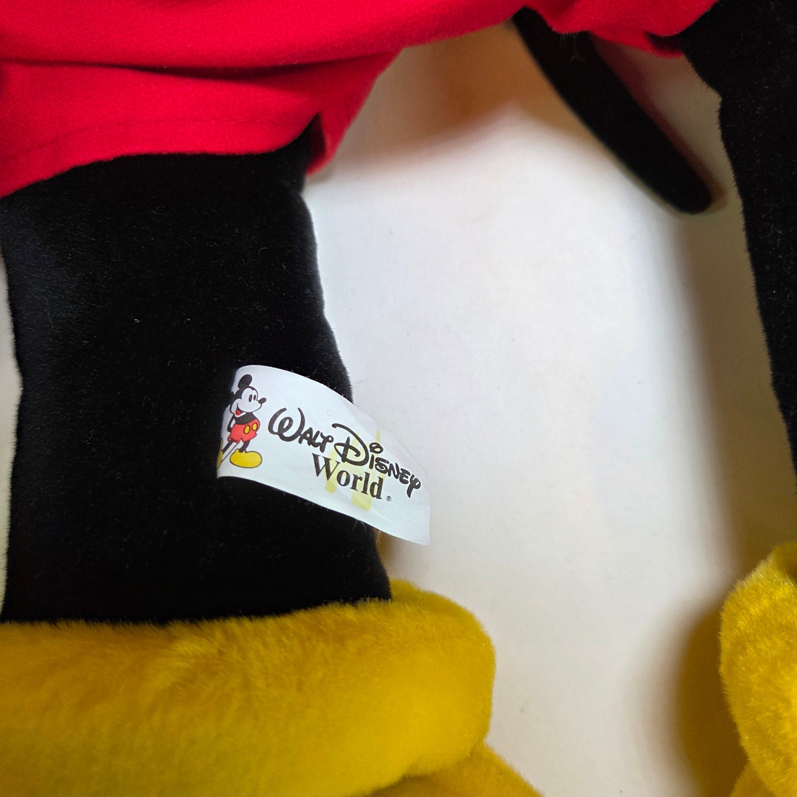 Mickey Mouse Large Plush Stuffed Animal Disney Parks 19” Sitting