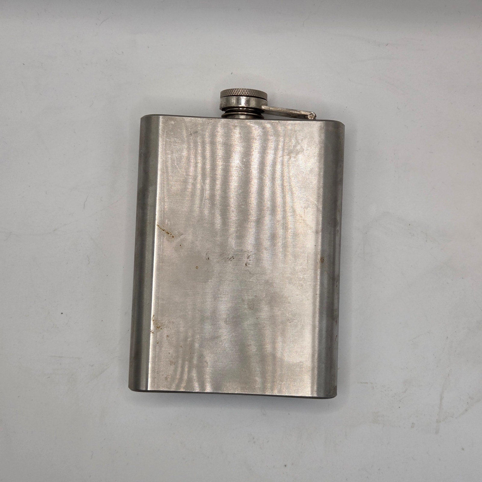 Texas Flag Stainless Steel 8oz Hip Flask Unbranded Drinkware Used Condition