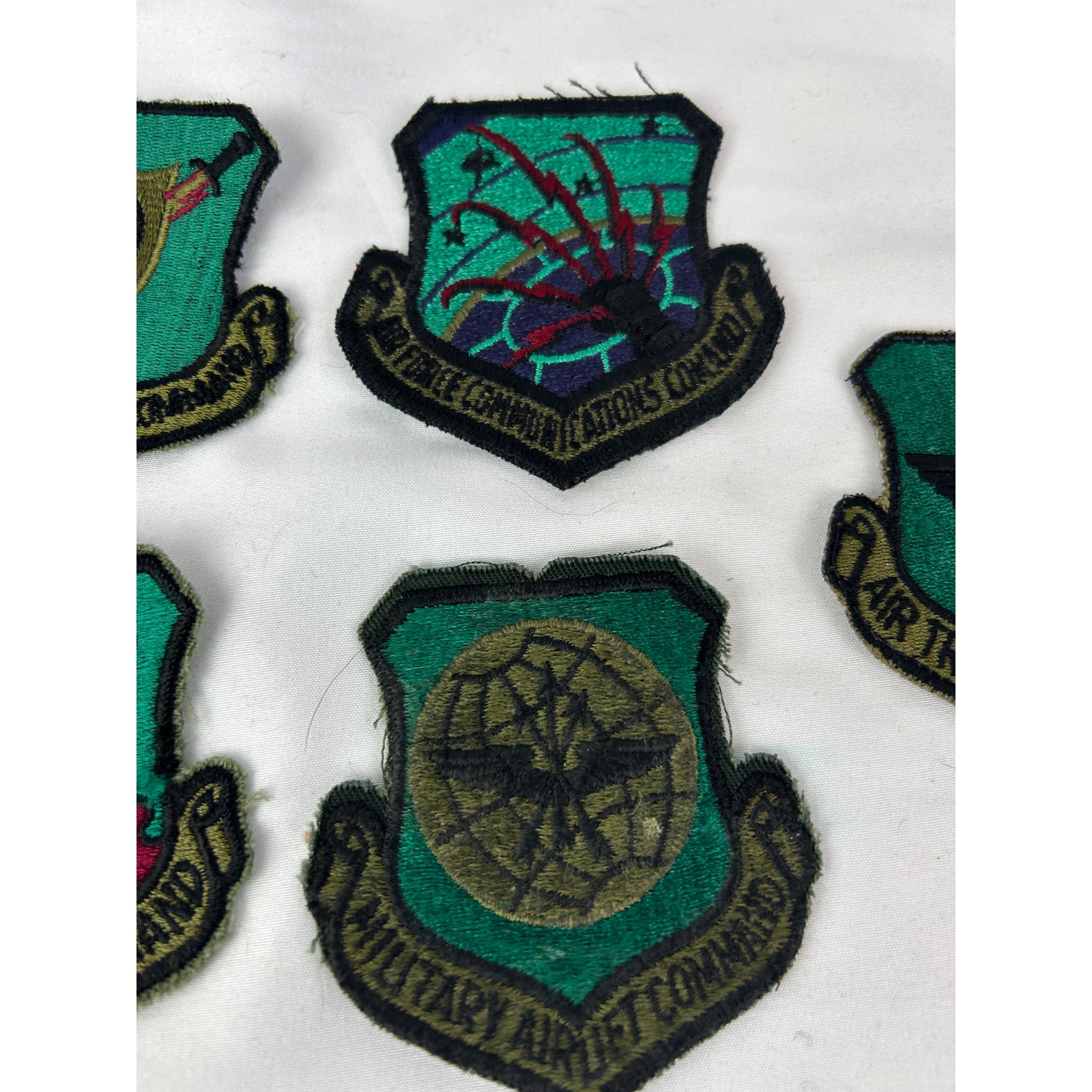 Vintage US Air Force Patch Lot ATC SAC 6944 ESS Instructor Command