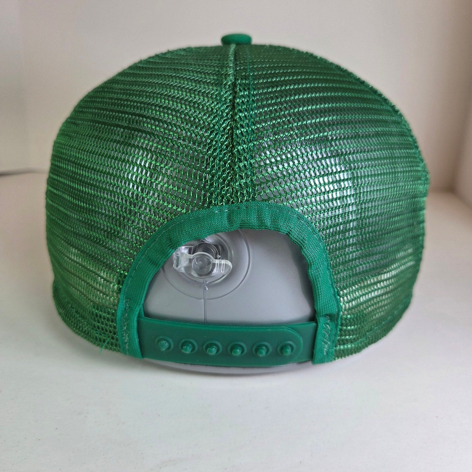 Vintage Philadelphia Eagles AJD Lucky Stripes Trucker Hat Snapback USA