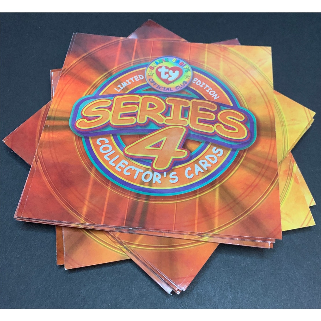 1999 Ty Beanie Babies BBOC Series 4 Lenticular Hologram Card Lot Of 21