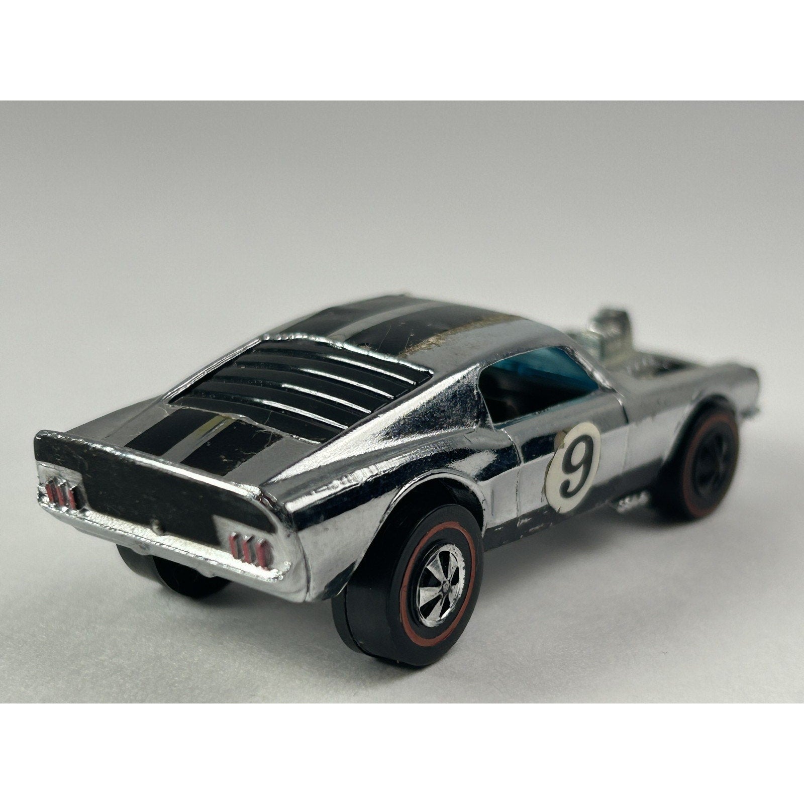 Vintage Hot Wheels Mustang Boss Hoss Redline Diecast Car 1969 Hong Kong