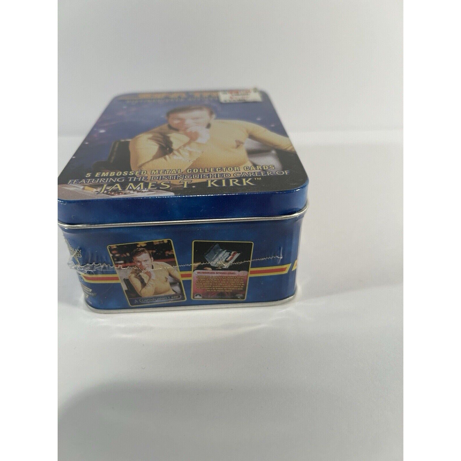 1997 Star Trek: James T. Kirk Collectable Metal Card Set Of 5 Embossed Cards ++