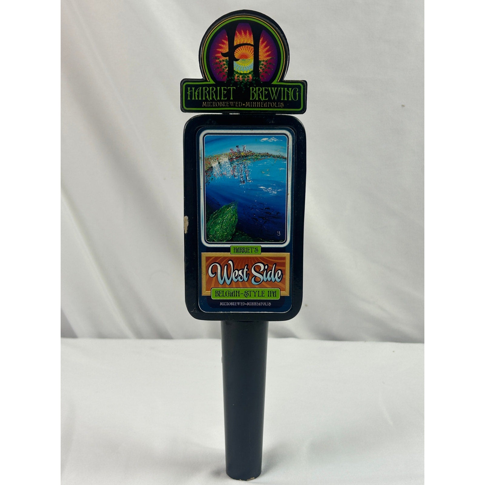 Harriet Brewing West Side Belgian IPA Beer Tap Handle Minneapolis Minnesota