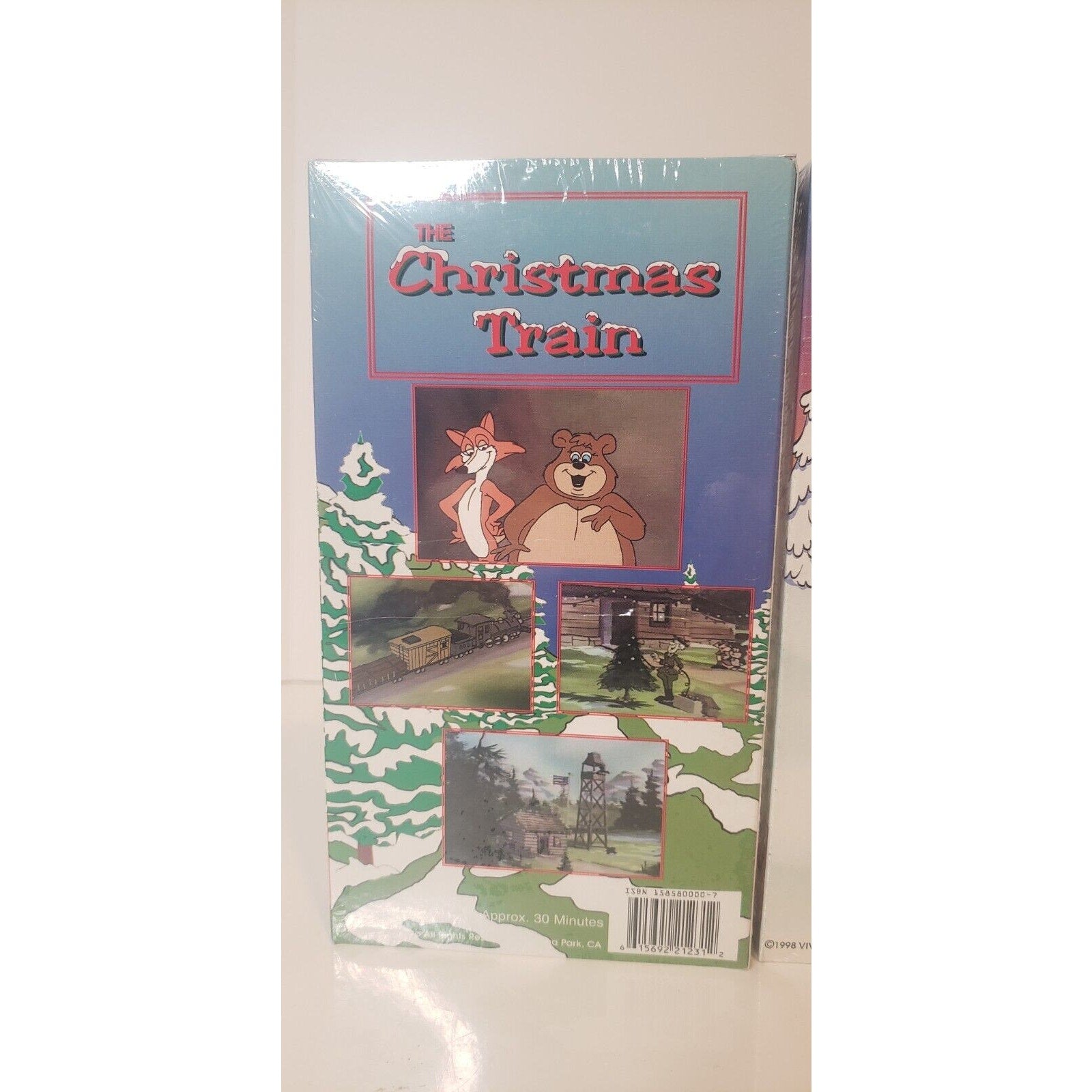 Christmas Kids VHS Lot of 3 - Christmas Train, Santa & 3 Bears, Rudolph NEW