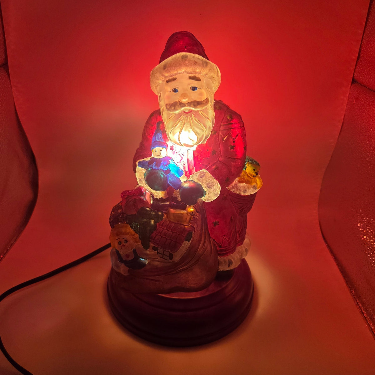 Merck Old World Christmas Legendary Father Christmas Light 2000 Boxed 10"