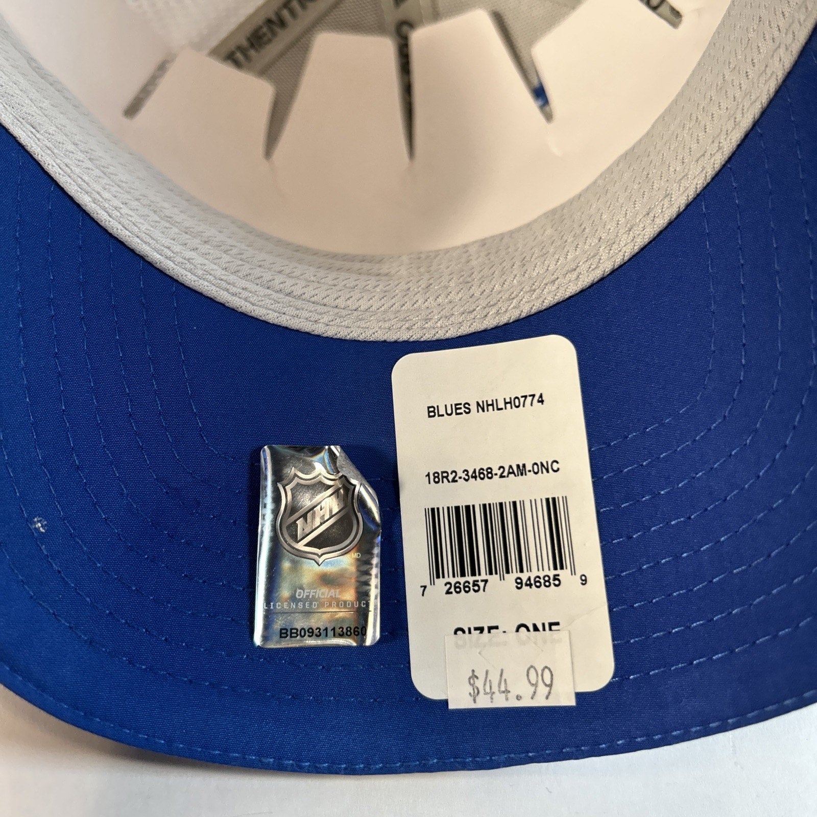 St. Louis Blues Fanatics Adjustable Mesh Hat