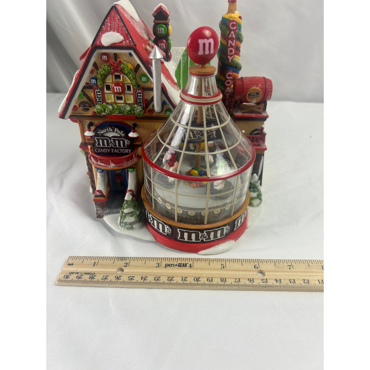 Department 56 M&M's Candy Factory 56773 North Pole 2004 Animated AS IS