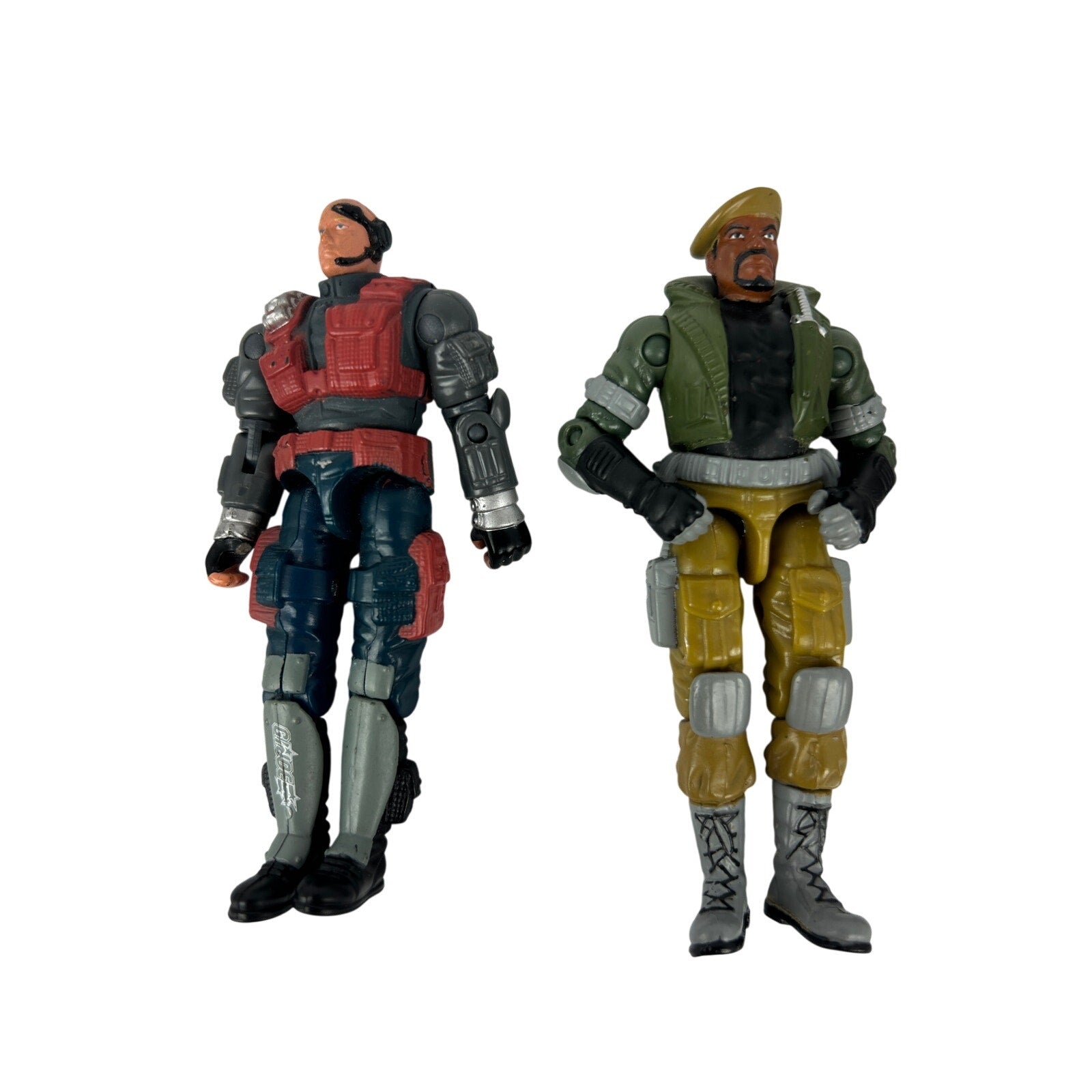 GI Joe 3.75 Figure Lot 8 Duke Stalker Blowtorch Beach Head Hi-Tech
