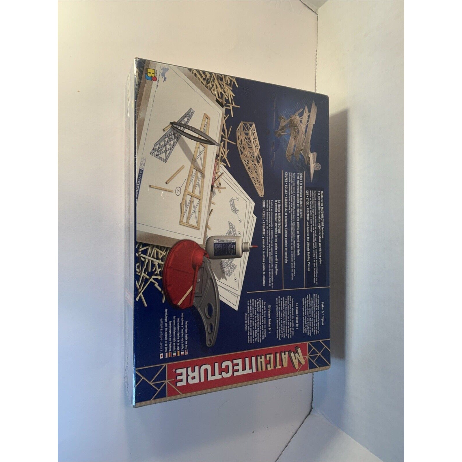 Matchitecture Fokker Dr 1 Triplane Model Kit #6610 Jouets Bojeux 1990s Sealed