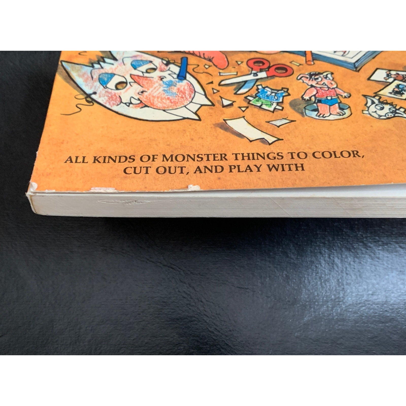 1978 Mercer Mayer Little Monster’s You-Can-Make-It Golden Activity Book