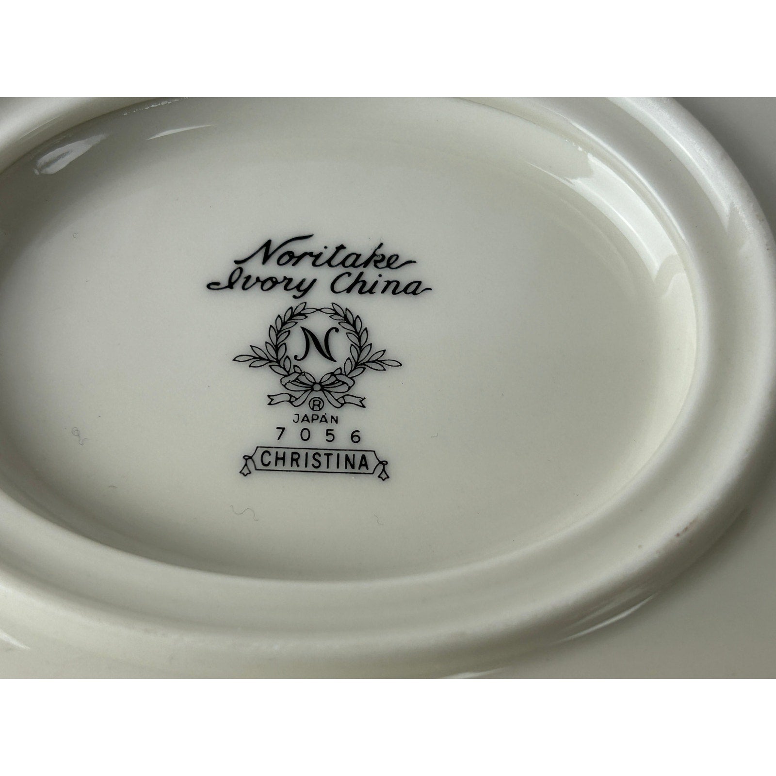 Noritake Christina 7056 Gravy Boat with Attached Underplate Ivory China