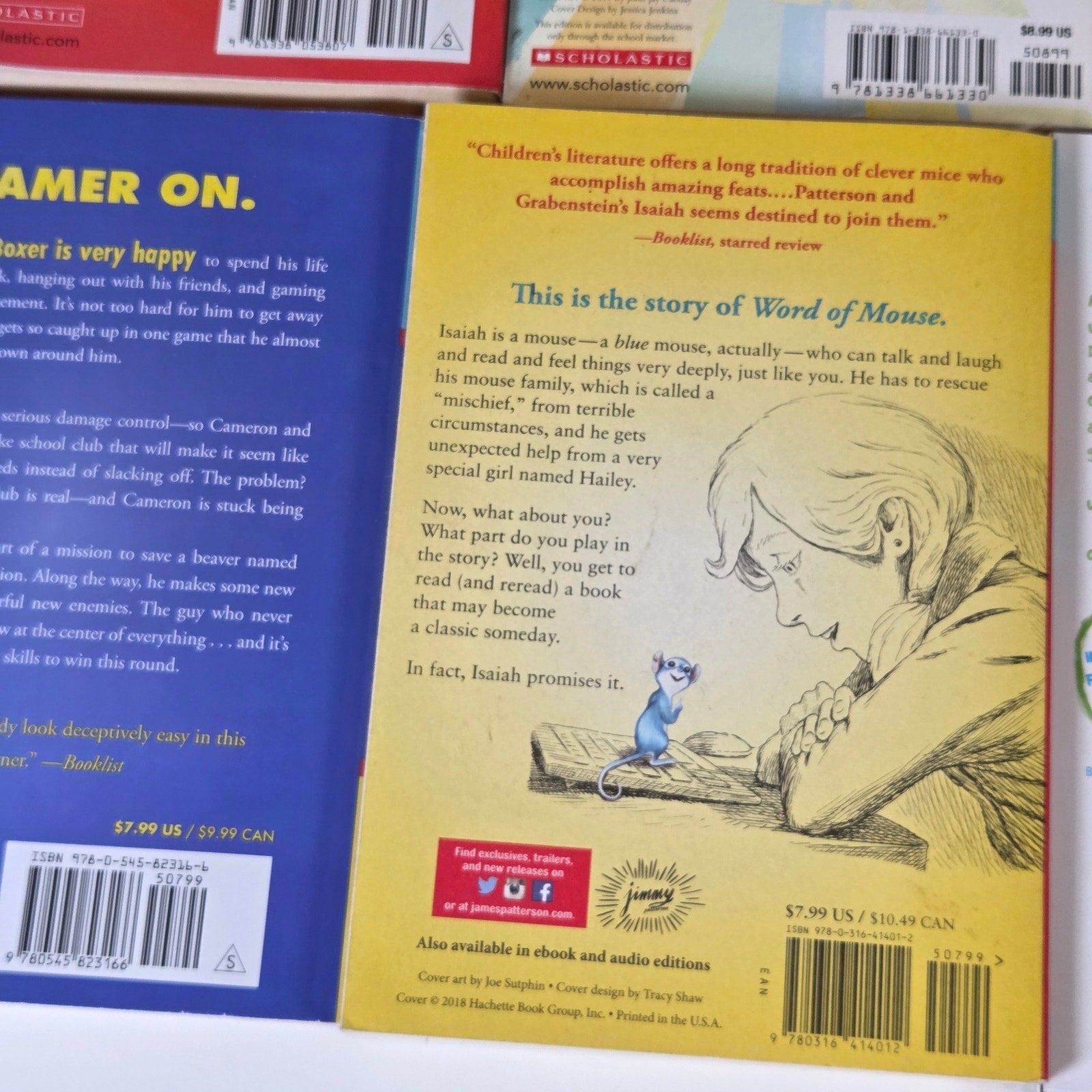 Pre-Teen Chapter Book Lot (8) Gordon Korman Patterson Green Star Wars