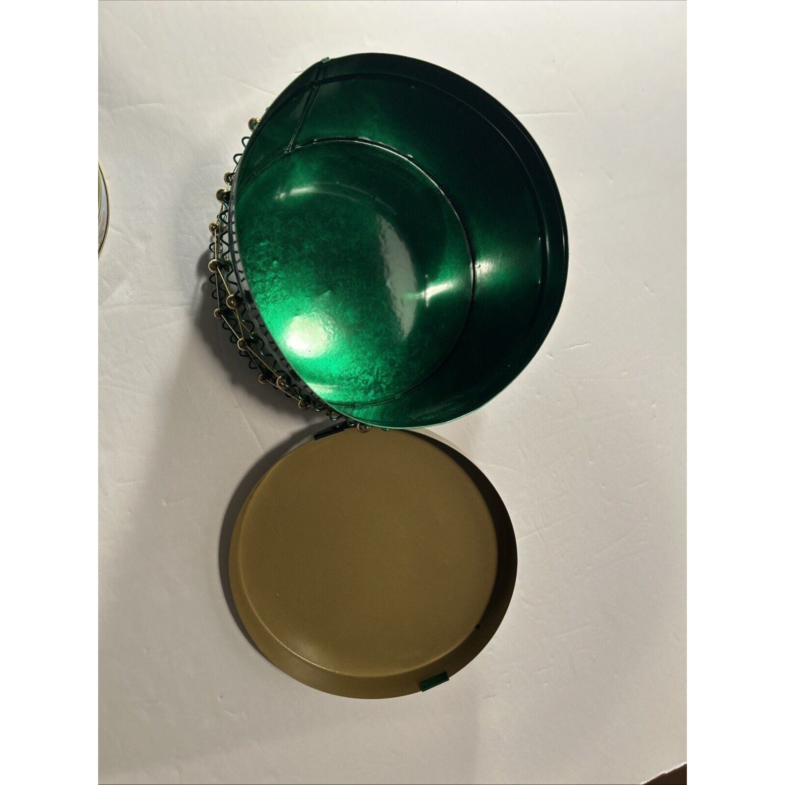 2 Christmas Themed Tin Containers