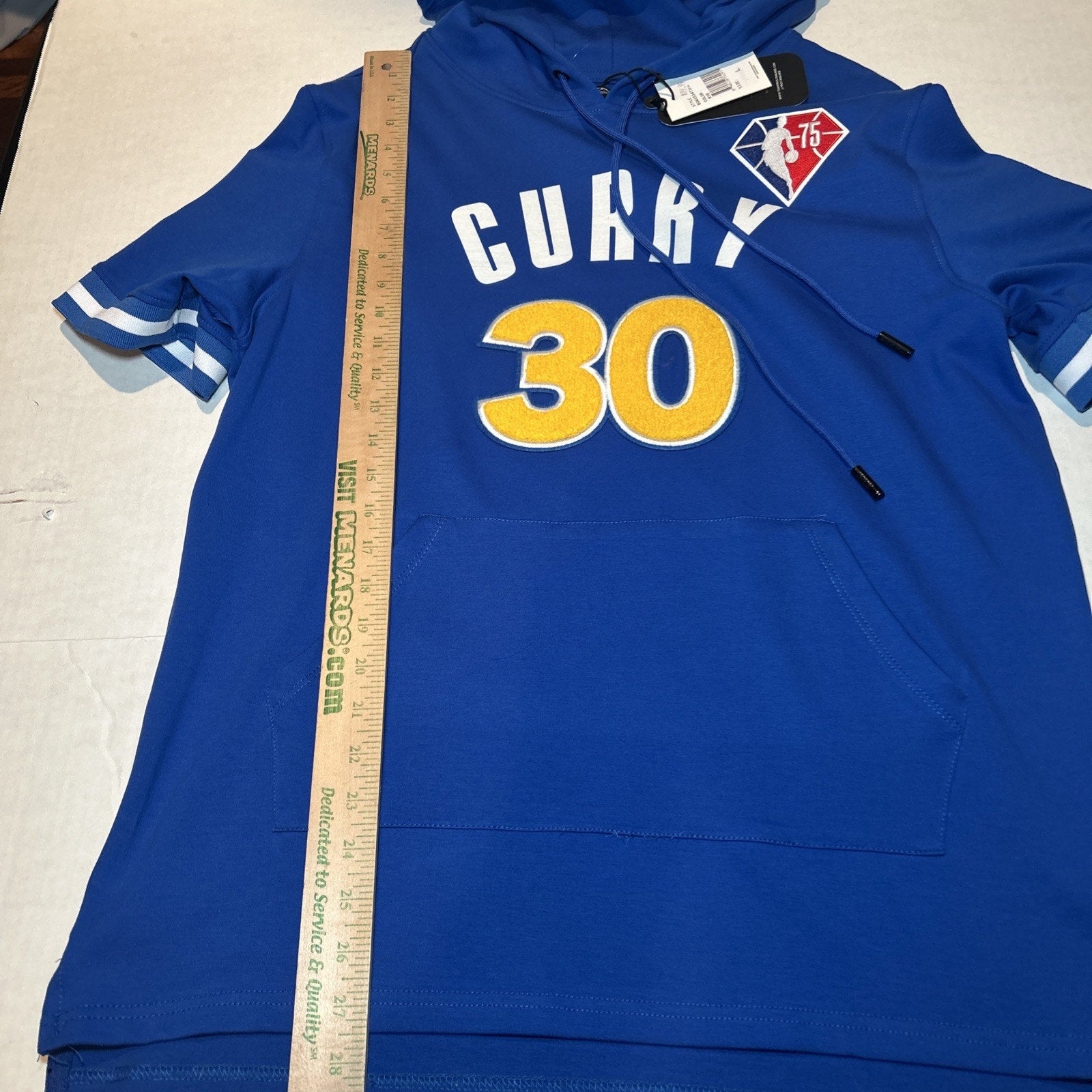 Stephen Curry #30 Golden State Warriors Pro Standard Hoodie NBA Short Sleeve - L