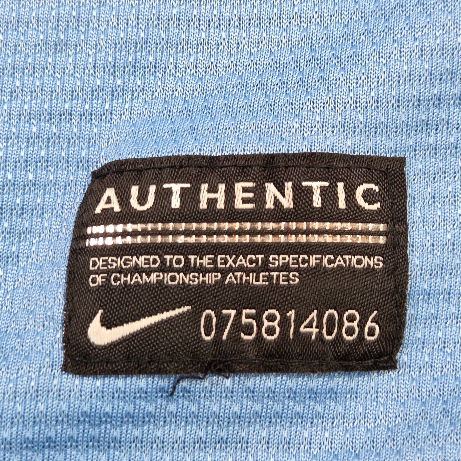 Nike Manchester City 2013-14 Home Authentic Soccer Jersey Dri-FIT FC Size L