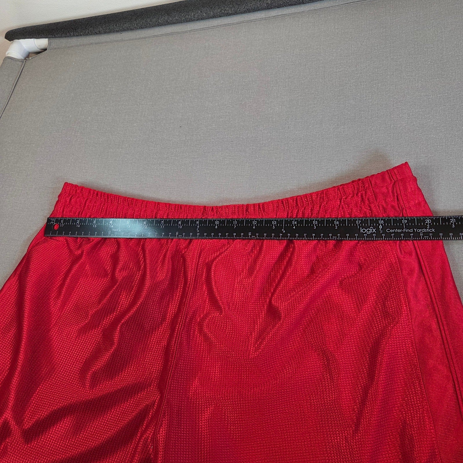 NBA Elevation Red Mesh Shorts Men’s XL Basketball Athletic Drawstring Poly