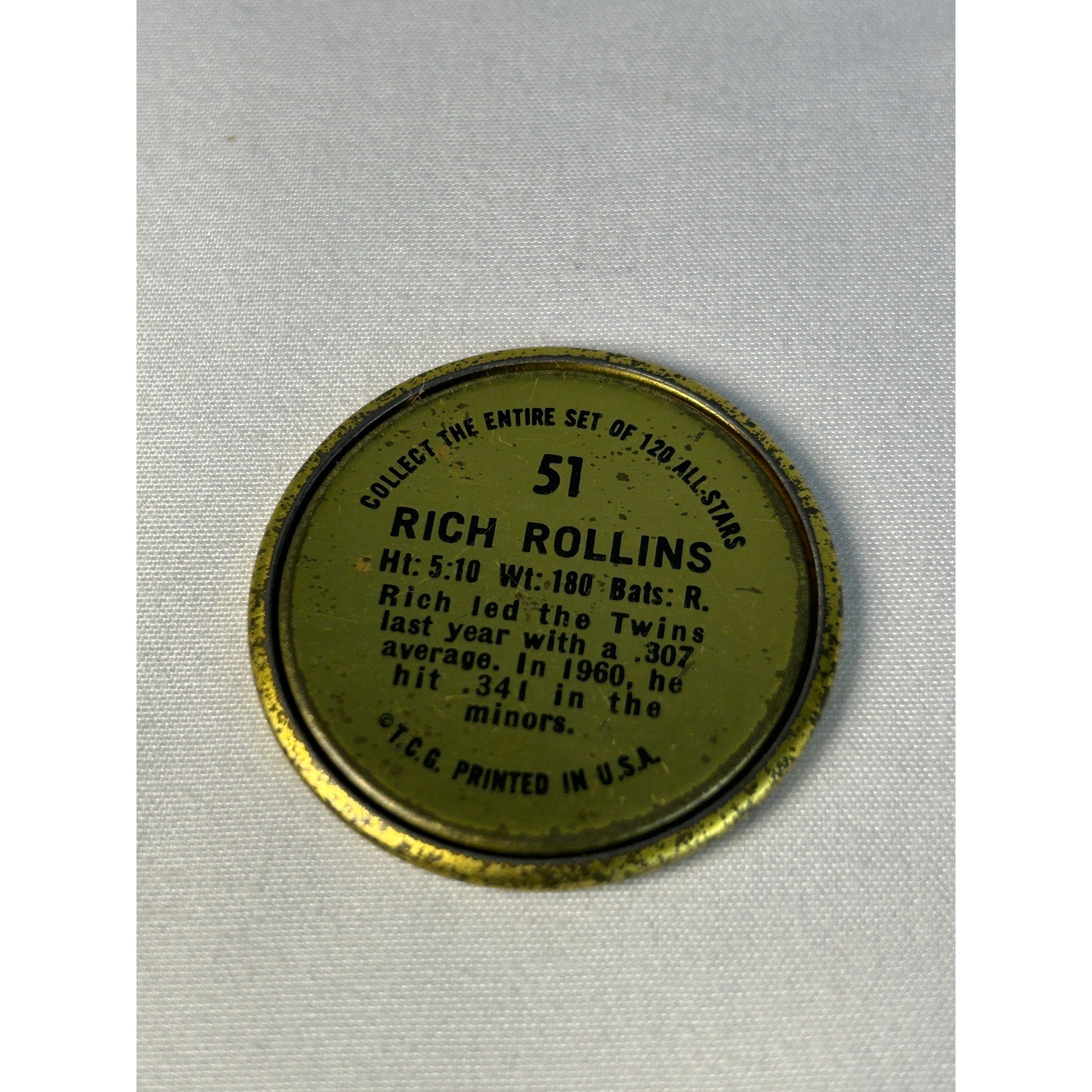 1964 Topps Baseball Coin Lot Rich Rollins Earl Battey Minnesota Twins