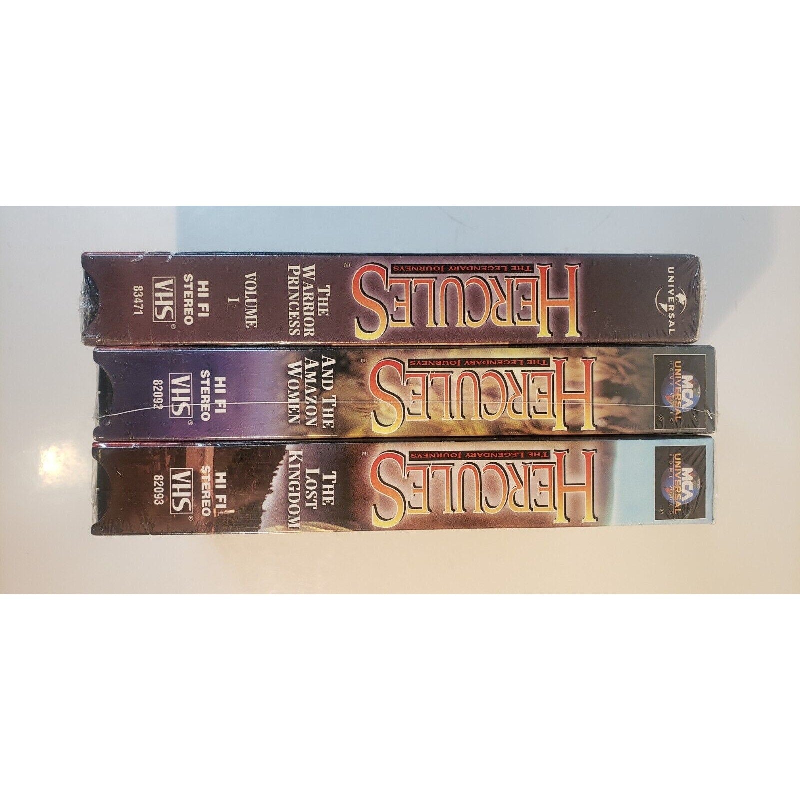Lot of 3 Hercules The Legendary Journeys VHS New Sealed Kevin Sorbo