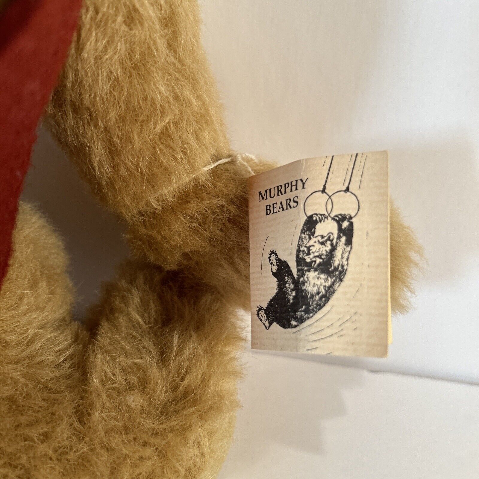 1995 Pat Murphy Bear "Silly Olde Bear" 16" Mohair Artist Signed USA Vest Rare