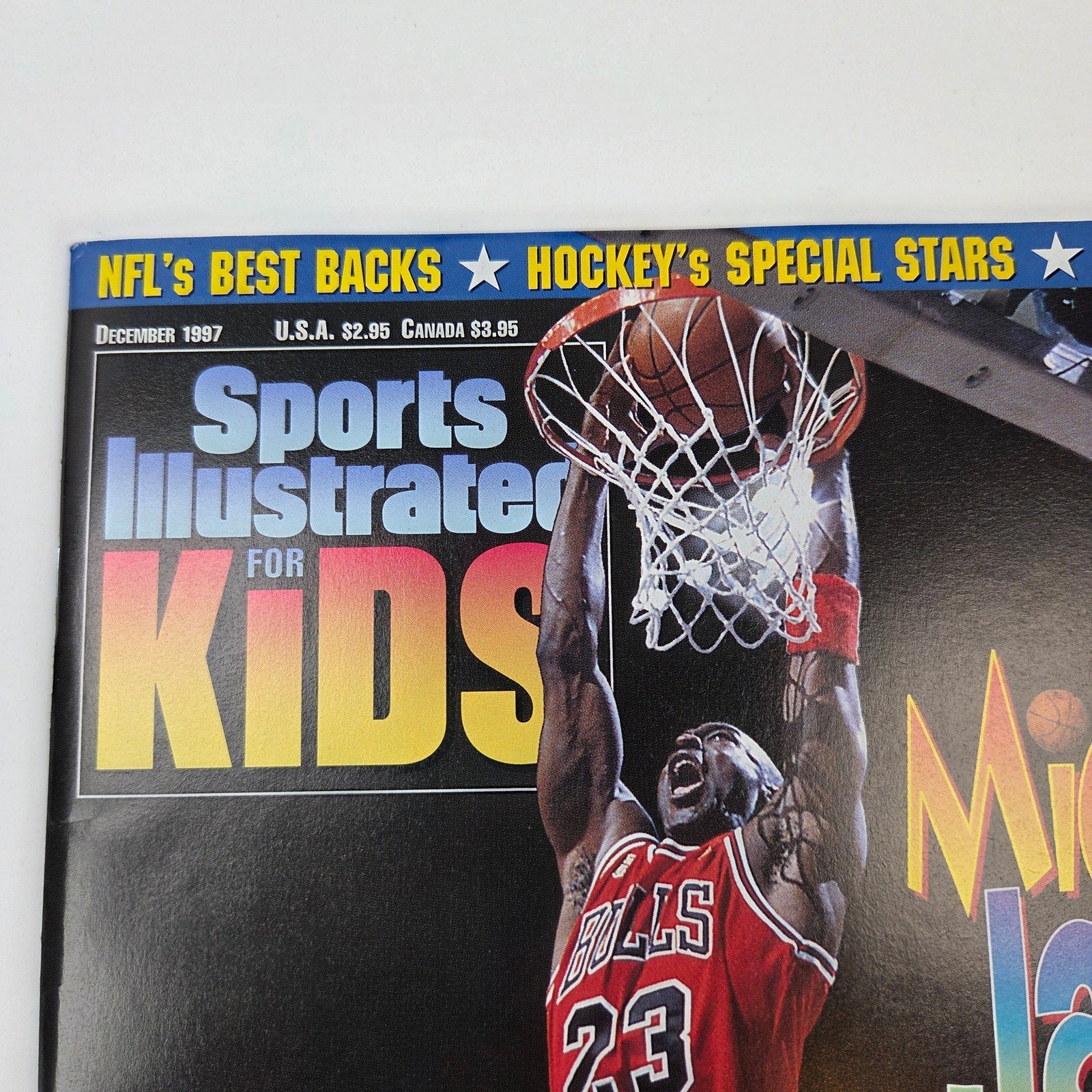 Sports Illustrated For Kids Dec 1997 Michael Jordan Jams! Complete Stickers