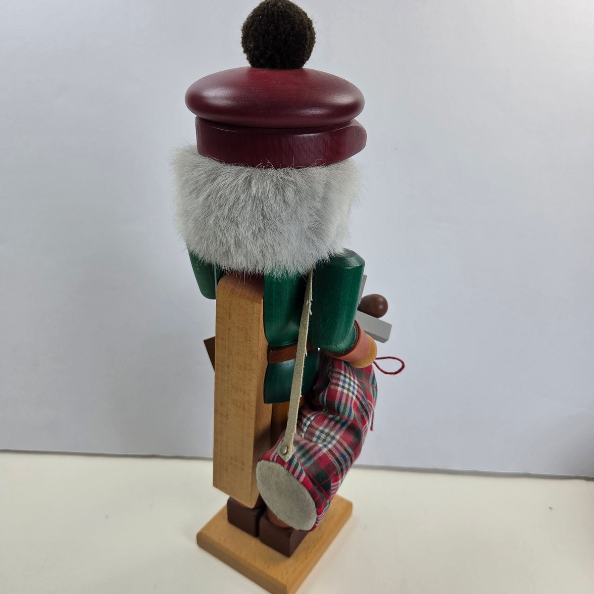Vintage Christian Ulbricht Golfer Nutcracker 15" West Germany Golf Bag Tag