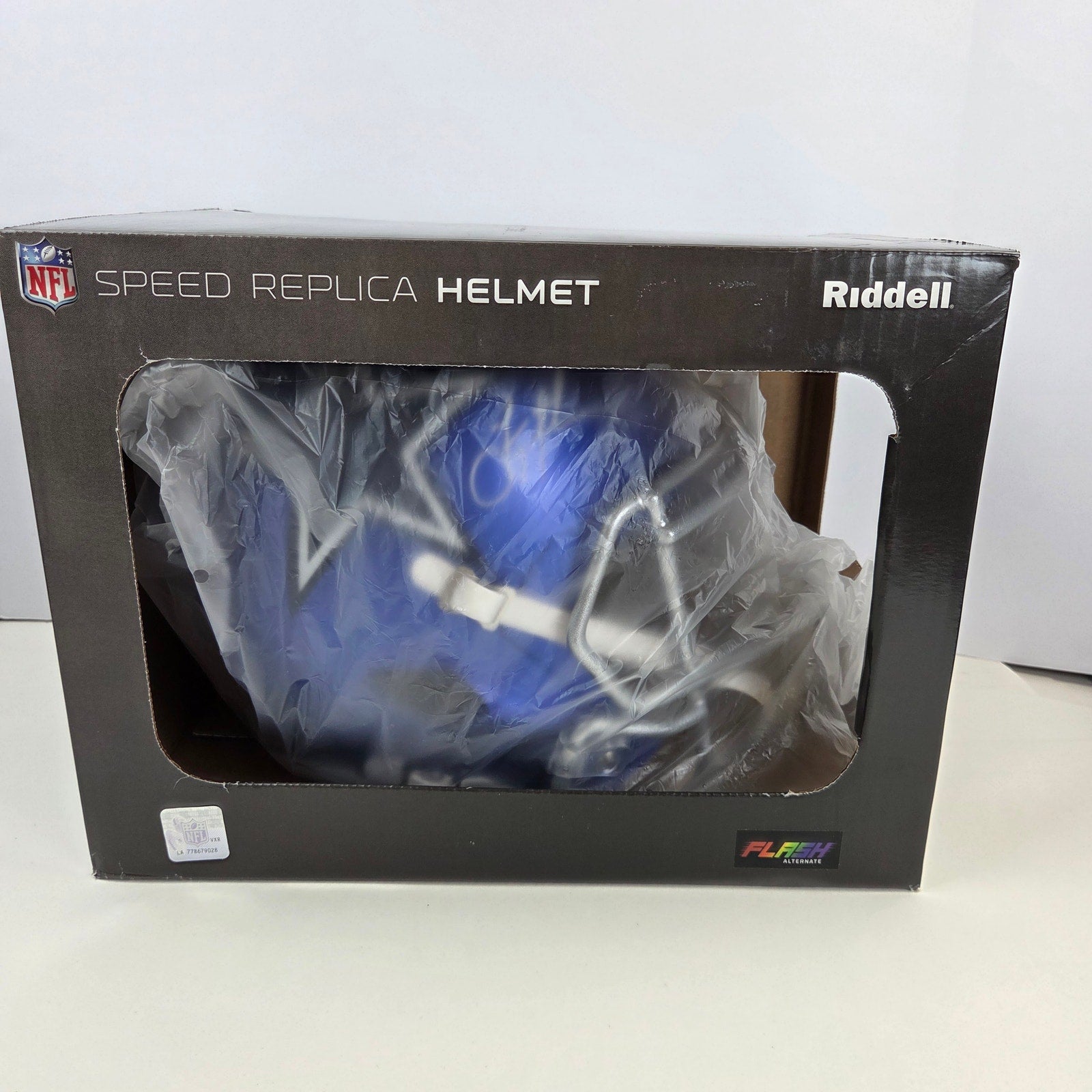 Troy Aikman Signed Riddell Cowboys Flash Alt Speed Replica Helmet BAS Witness