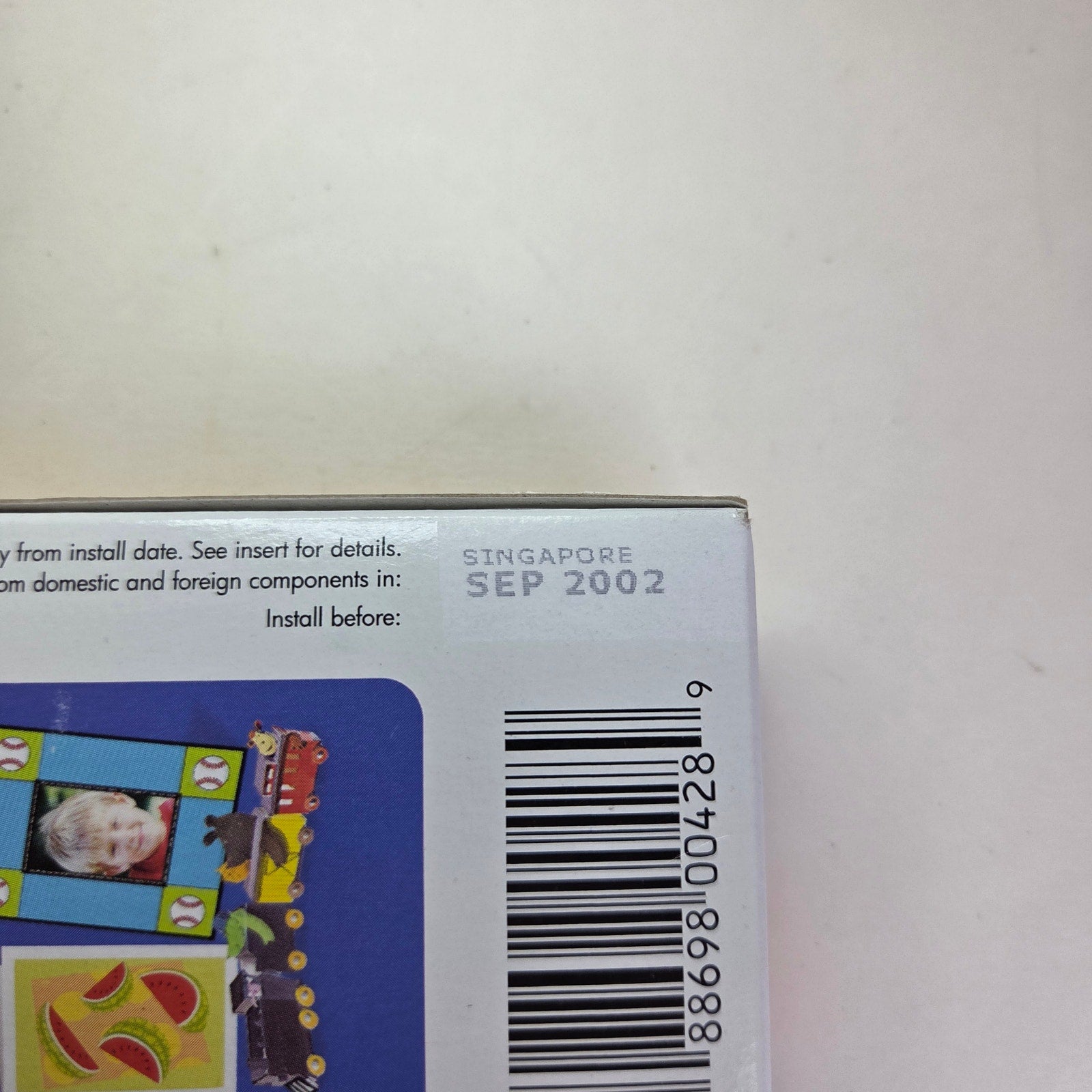 HP 45 Black Ink Cartridge 51645A Sealed Box Expired 2002 OEM Genuine