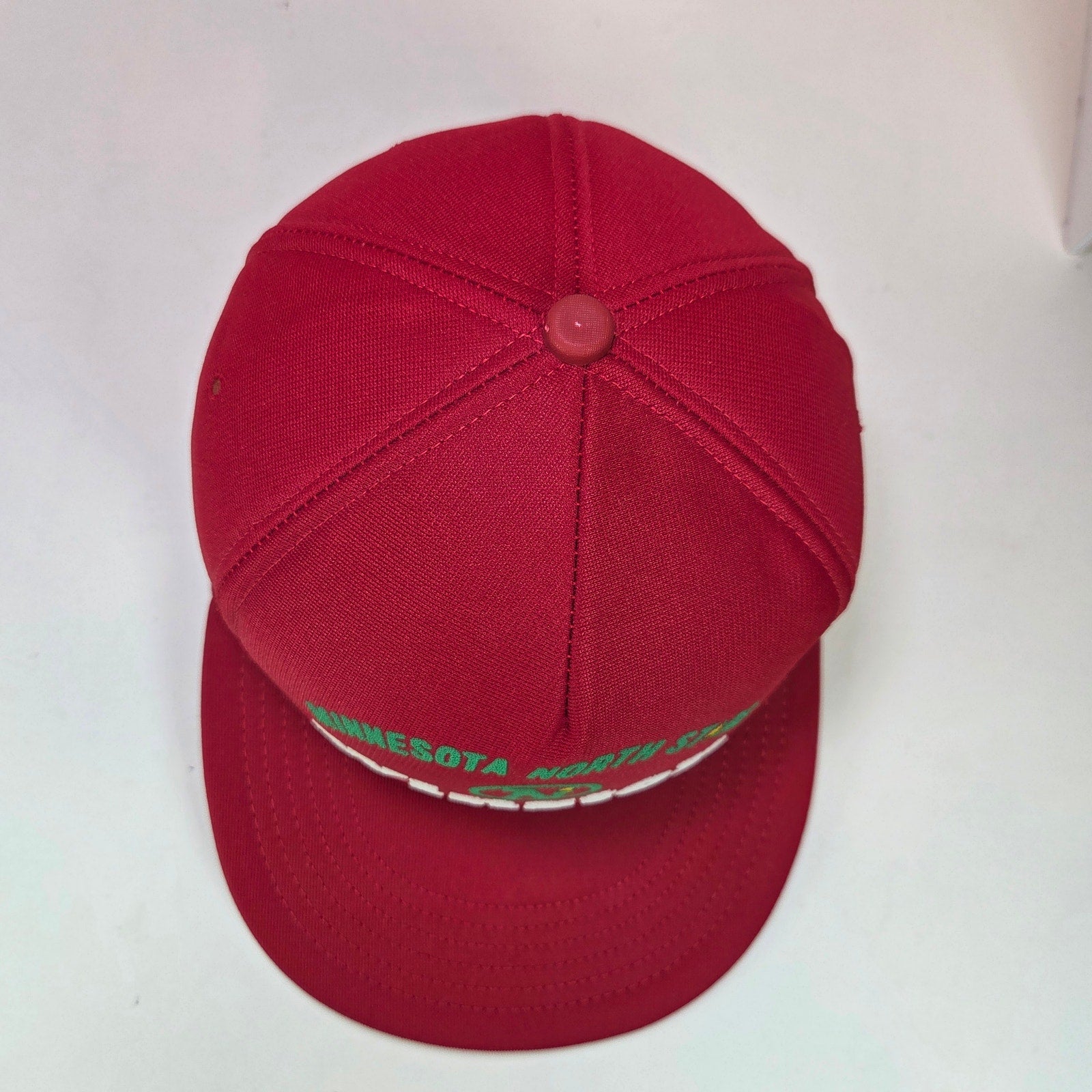 Rare 1980s Minnesota North Stars x Winston Promo Full Foam Snapback Hat