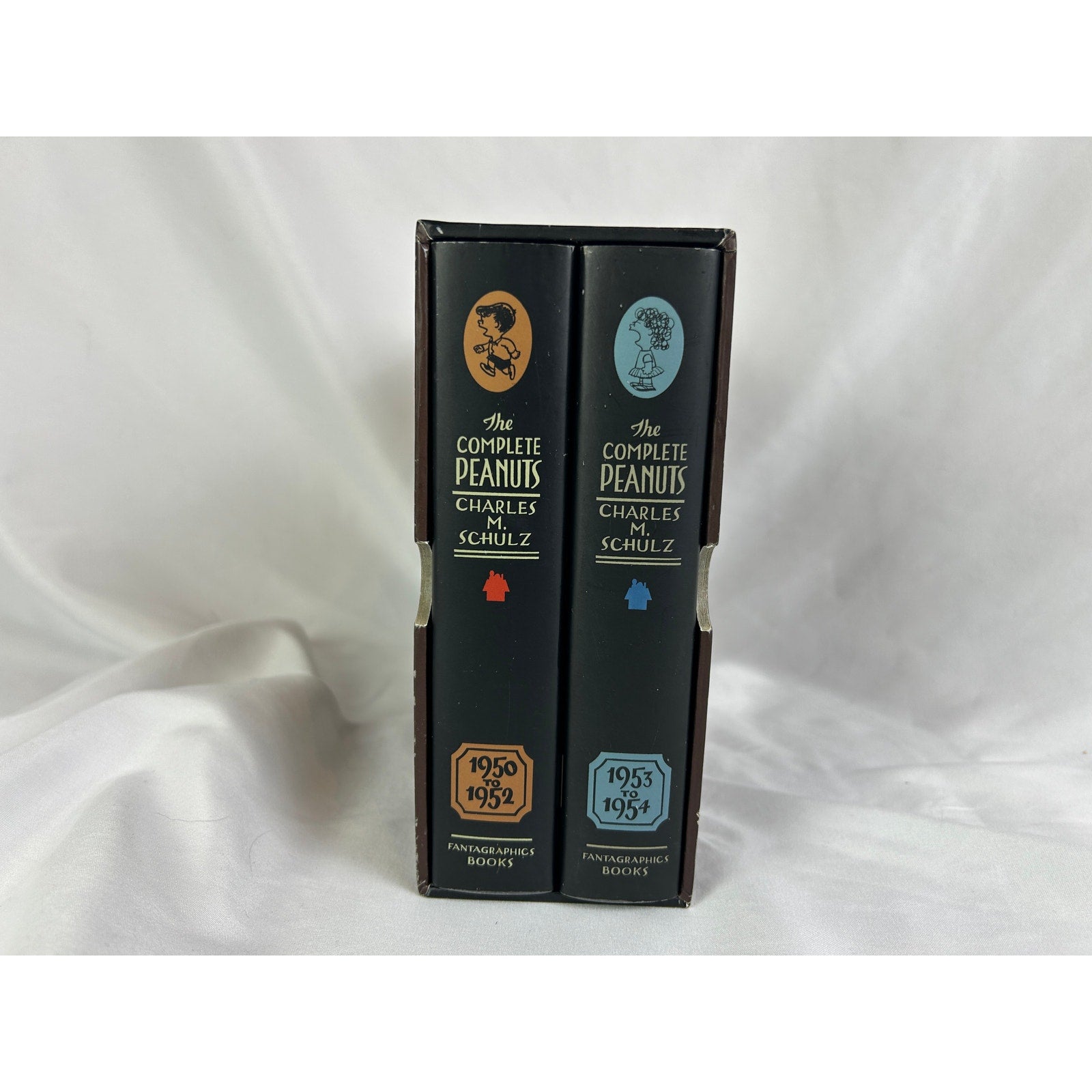 The Complete Peanuts Vol 1-2 Box Set 1950-1954 Fantagraphics Hard Cover
