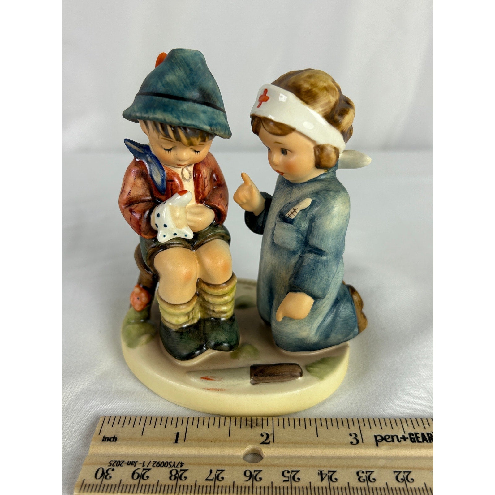 Goebel Little Nurse Hansel Merk Dir Das Figurine W Germany M I Hummel