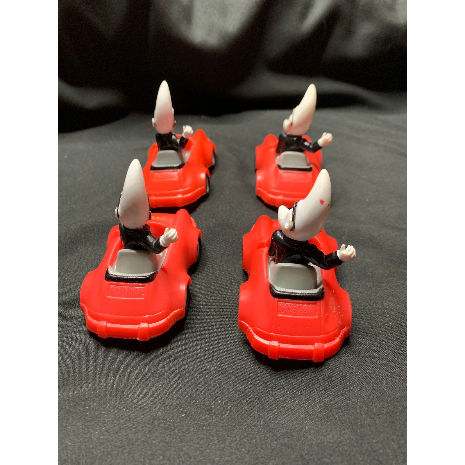 Vintage 1988 McDonalds Mac Tonight Sports Car Happy Meal Toys Lot of 4