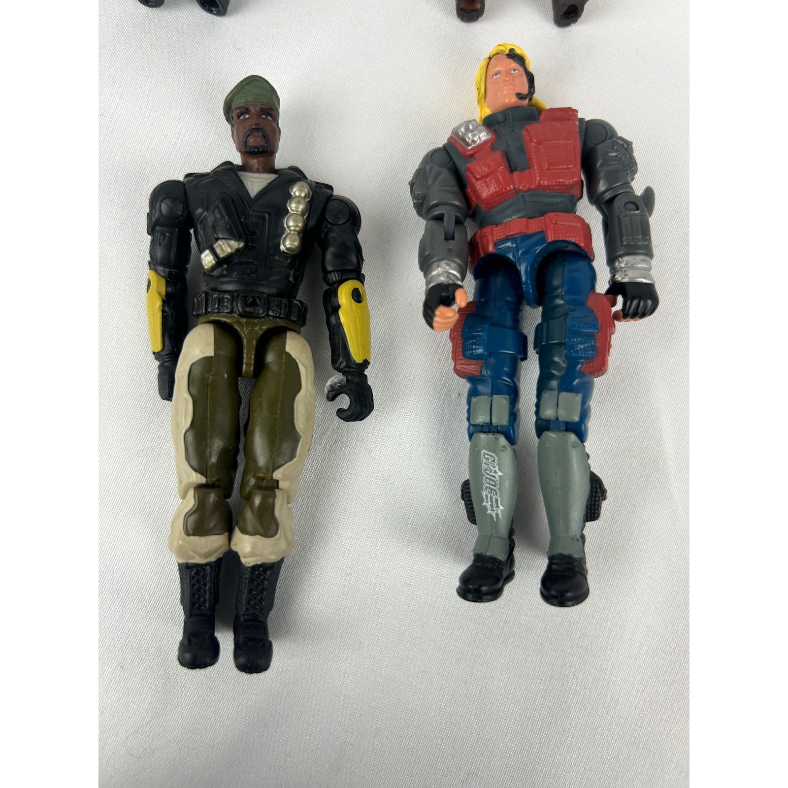 GI Joe Figure Lot Duke Beach Head Sgt Stalker Blowtorch Hi Tech