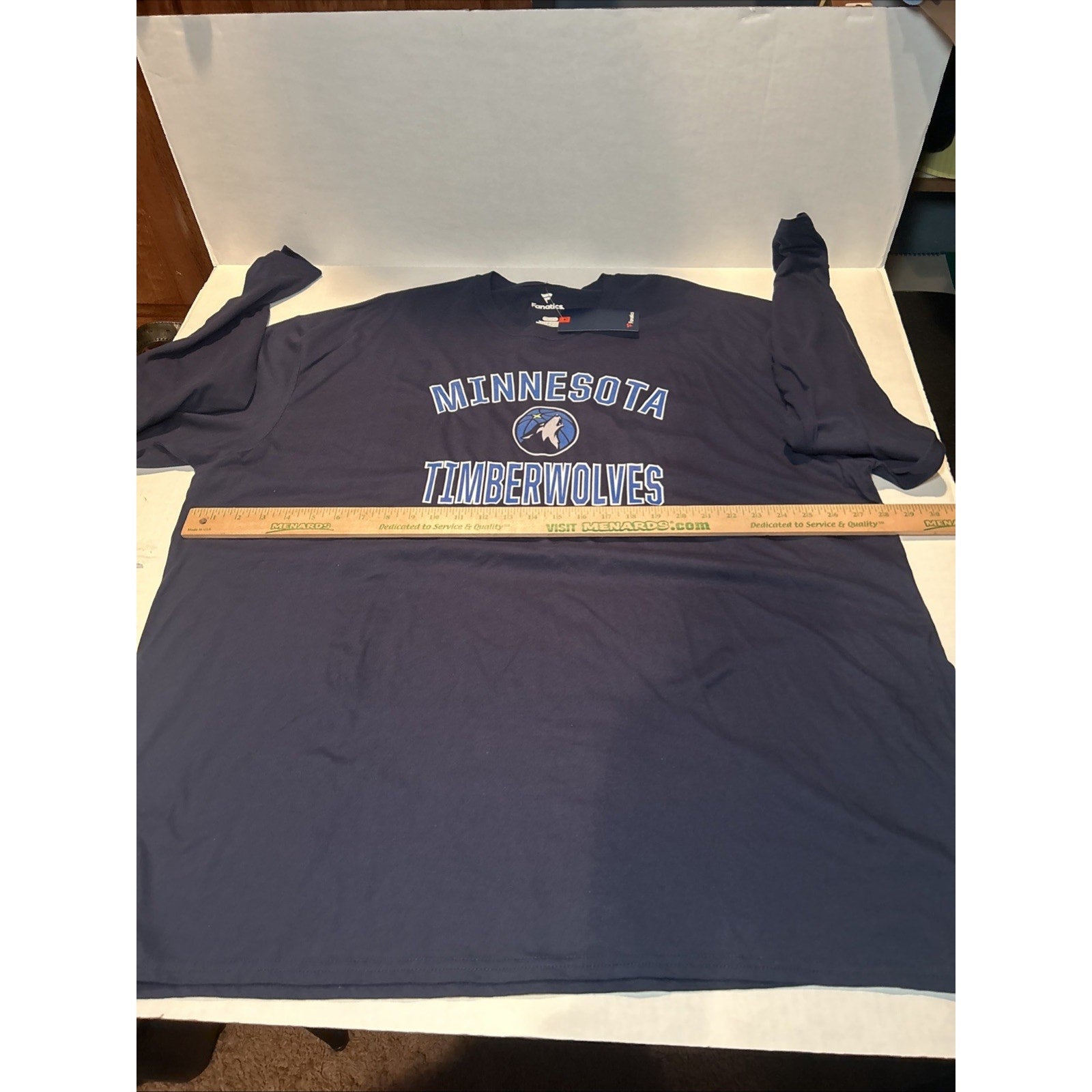Minnesota Timberwolves Fanatics Navy Blue Long Sleeve Shirt 4XL