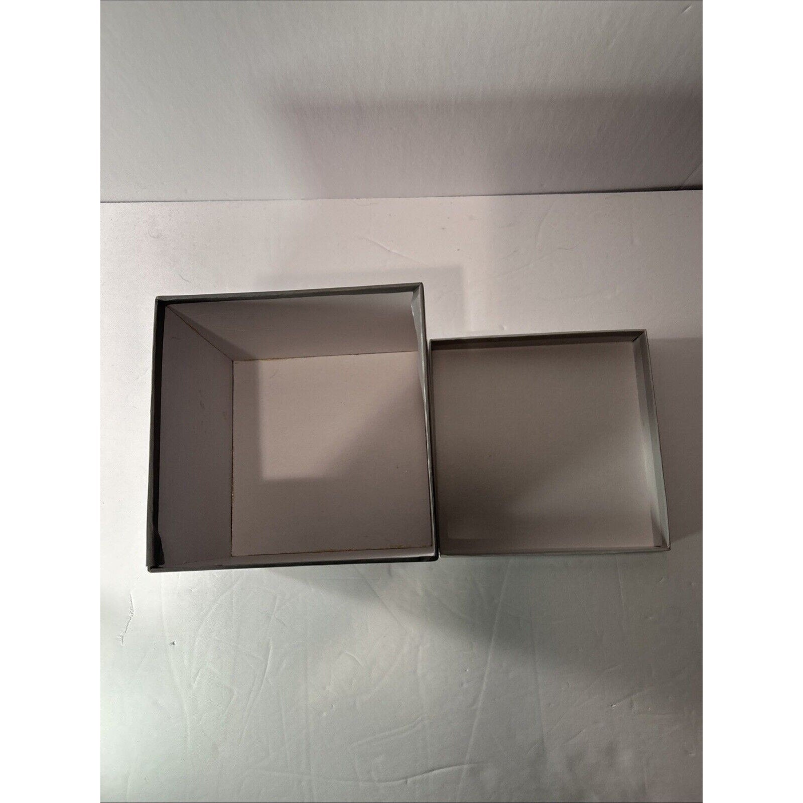 2 Small Decorative Square Gift Box, 1 Snowman, 1 Santa