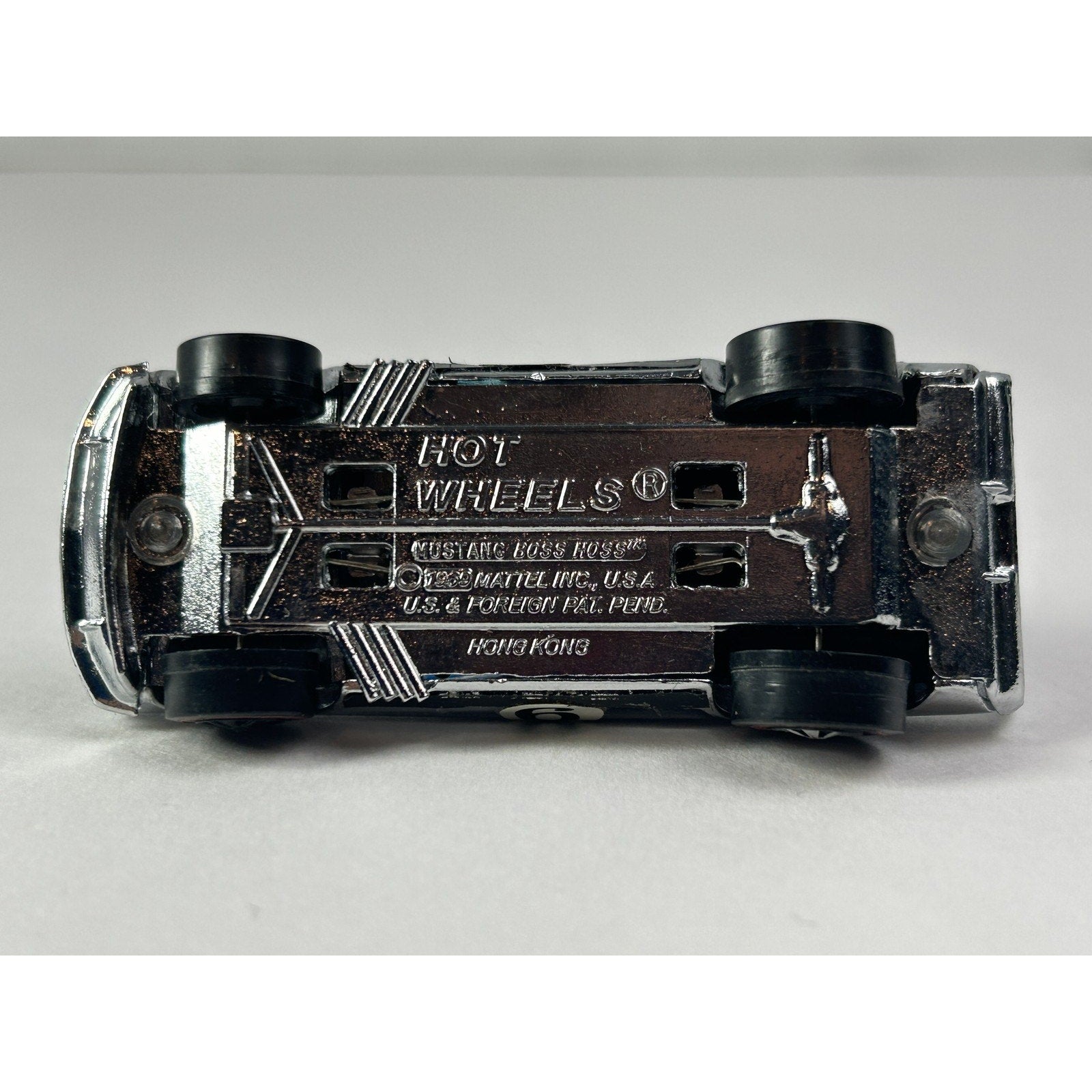 Vintage Hot Wheels Mustang Boss Hoss Redline Diecast Car 1969 Hong Kong