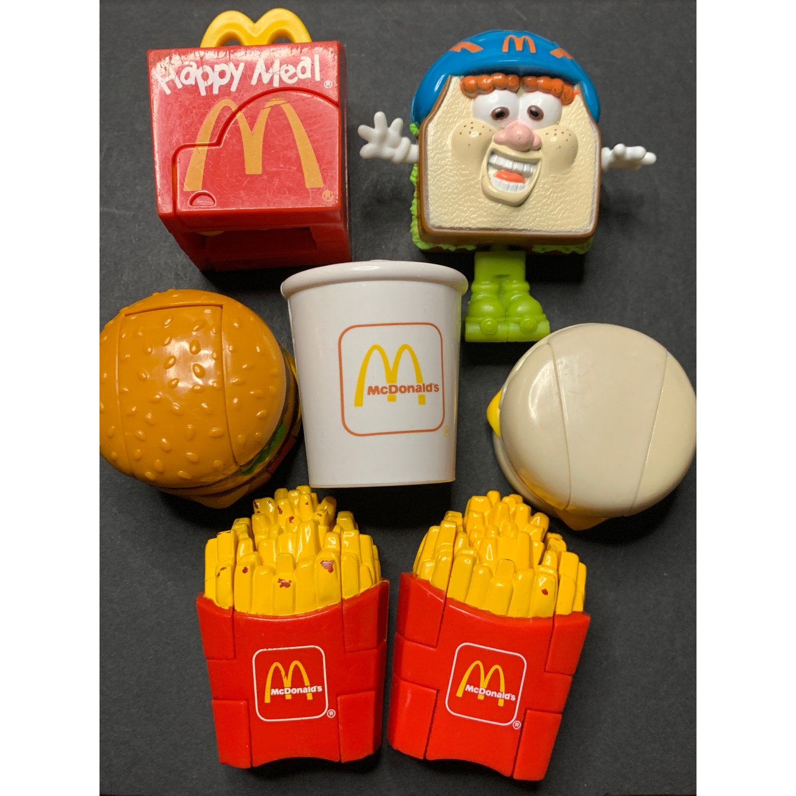 Vintage McDonalds Happy Meal Changeables Mixed Lot 1987 1990 1993