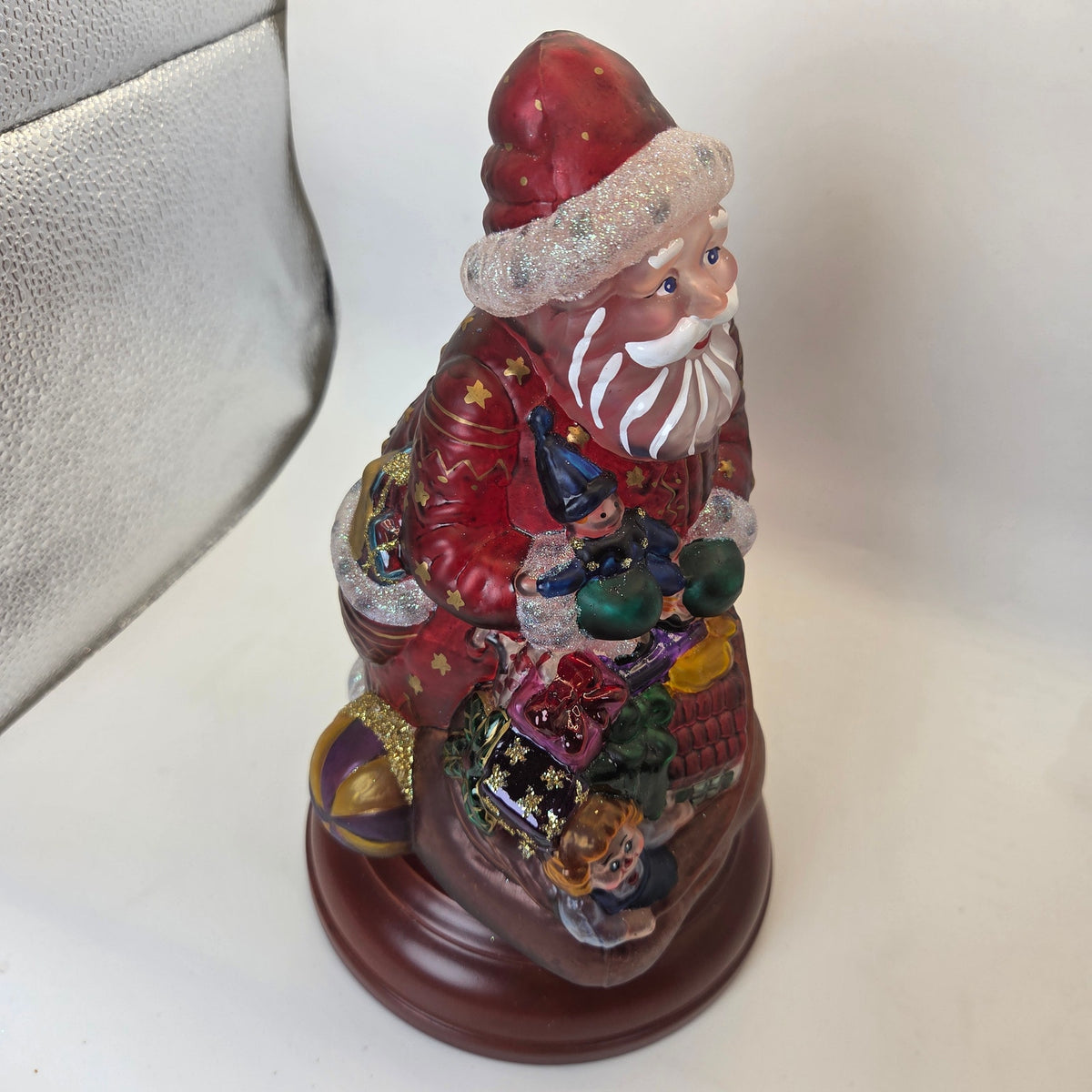 Merck Old World Christmas Legendary Father Christmas Light 2000 Boxed 10"
