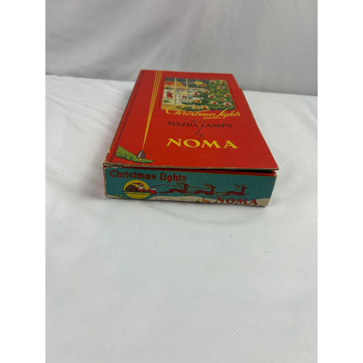 1939 NOMA No 3010 Christmas Lights Mazda C7 Bulbs Original Box Vintage
