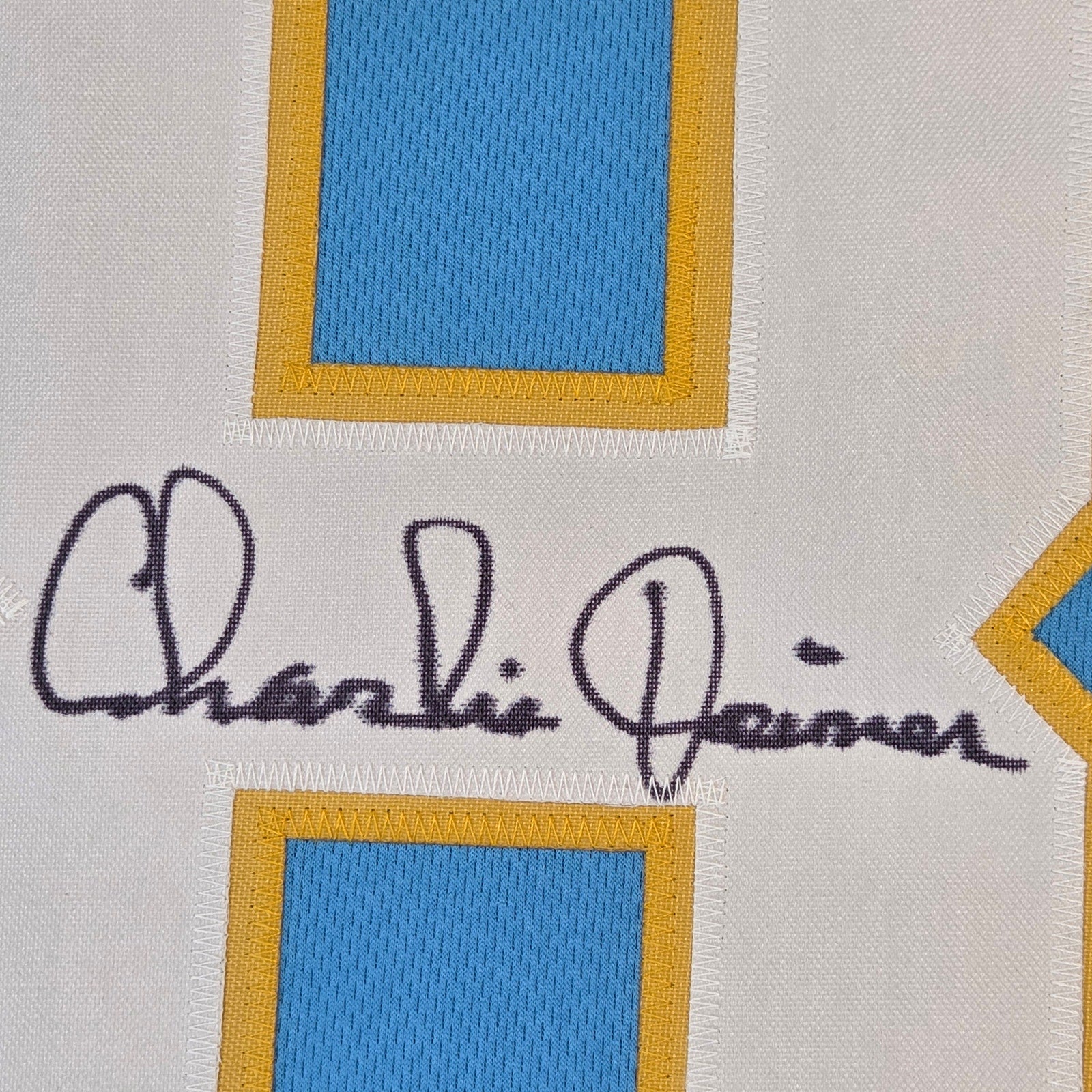 Charlie Joiner Signed San Diego Chargers Custom Jersey XL JSA Witness COA