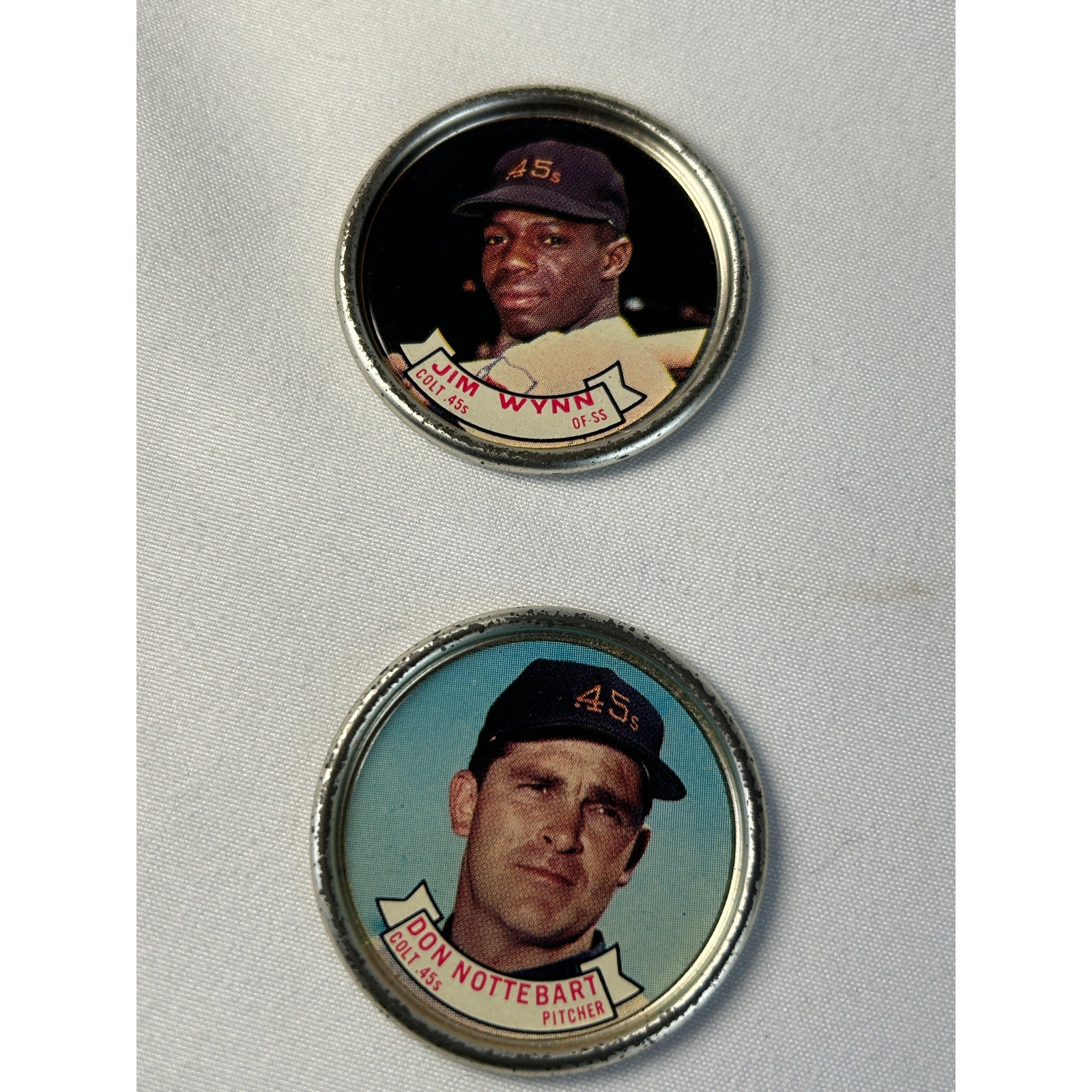 1964 Topps Baseball Coin Lot Colt 45s Jim Wynn J. Bateman Aspromonte  Nottebart