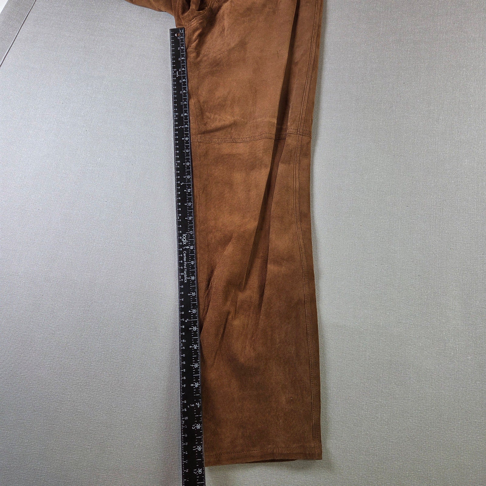 Lauren Ralph Lauren Leather Pants Womens 8 Straight Leg Suede Soft